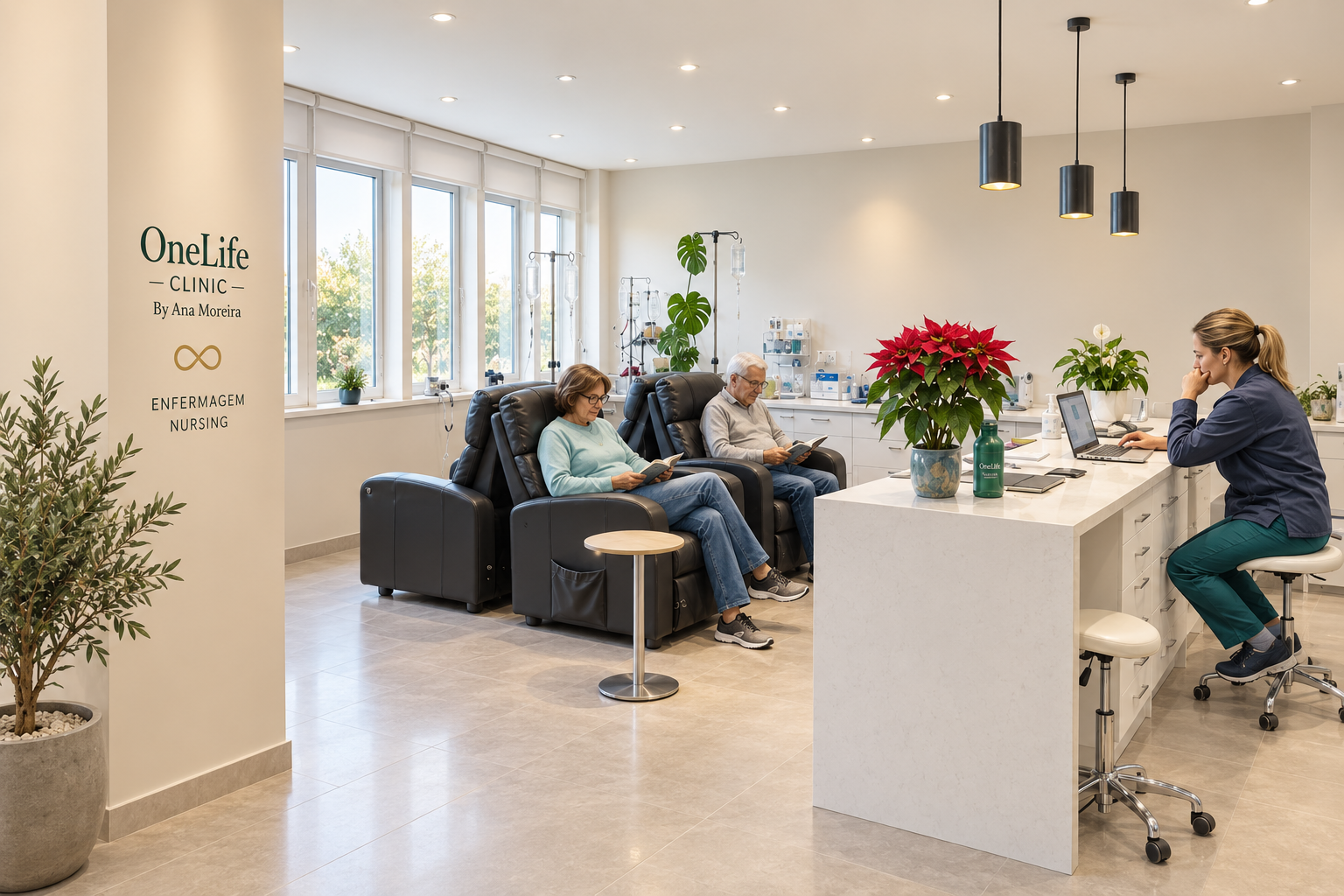 Sala de Infusão da OneLife Clinic