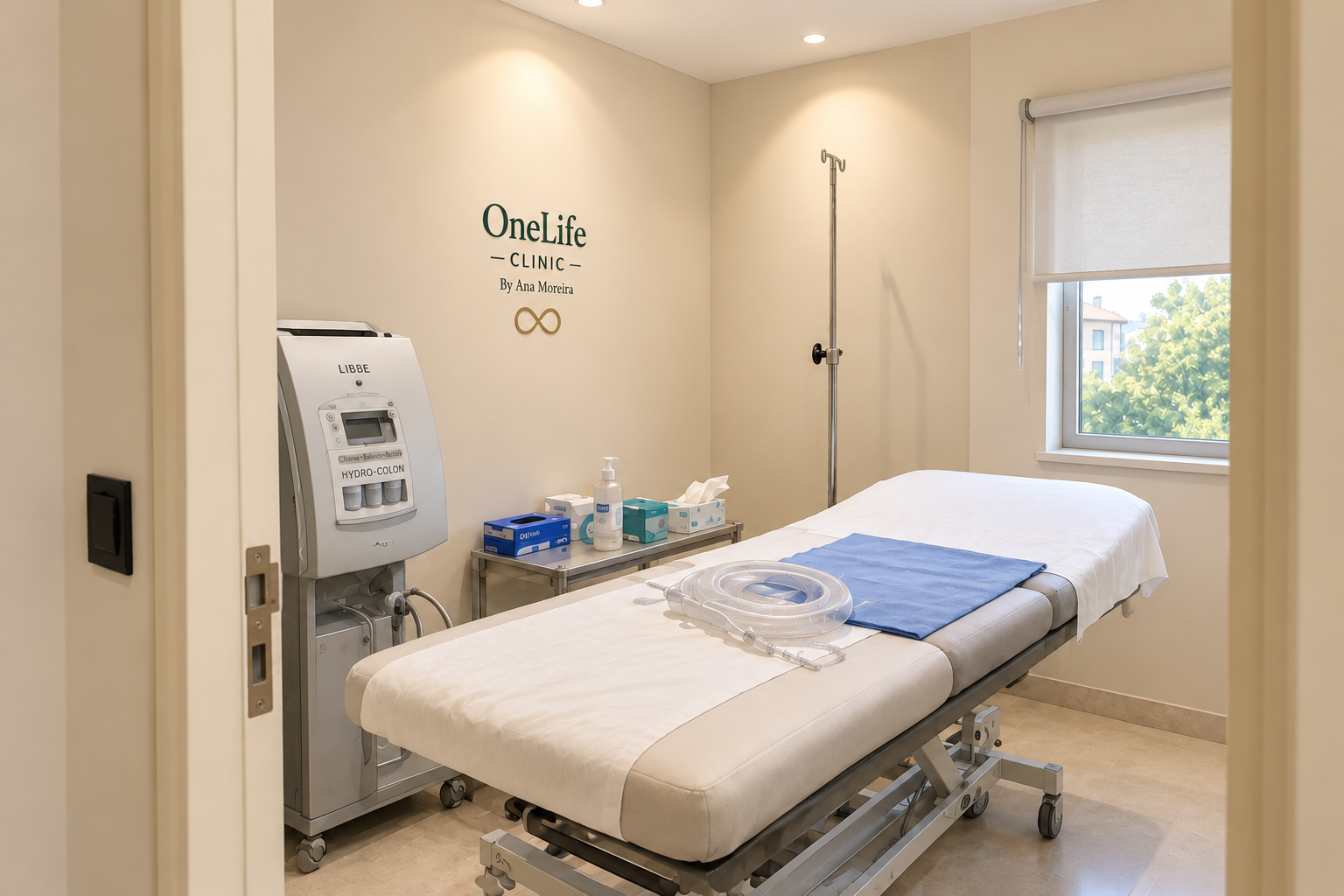 Sala de Hidrocolonterapia da OneLife Clinic